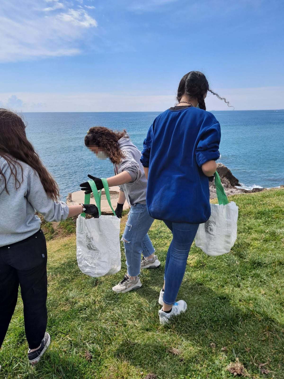 Recollida de residus a la franja litoral