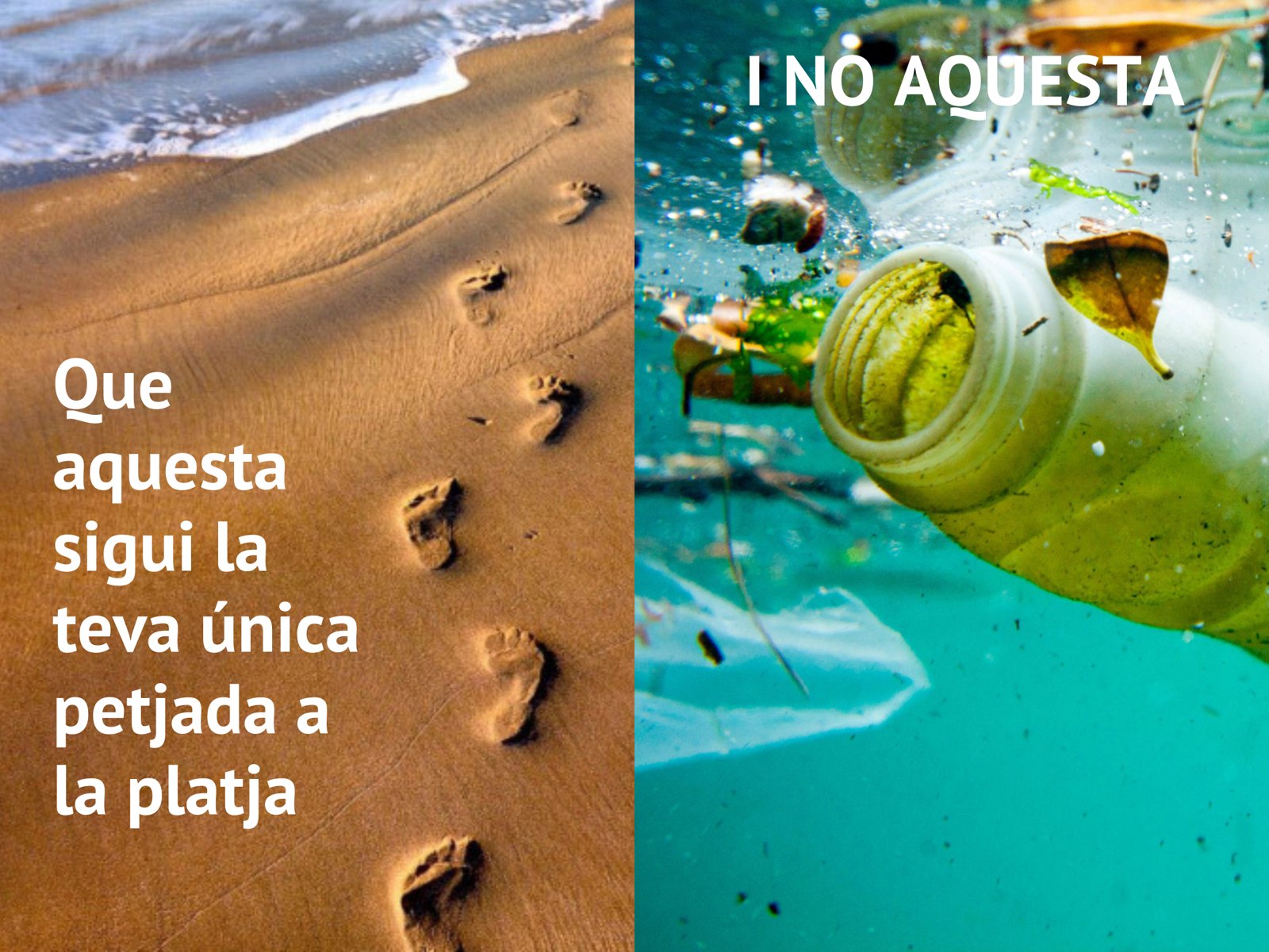 Cartell ambiental Montgat Net